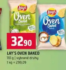 Terno LAY'S OVEN BAKED 110 g vybrané druhy nabídka