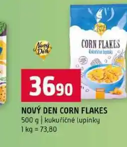 Terno NOVÝ DEN CORN FLAKES 500 g kukuřičné lupínky nabídka