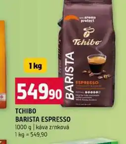 Terno TCHIBO BARISTA ESPRESSO 1000 g káva zrnková nabídka