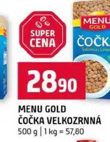 Terno MENU GOLD ČOČK ČOČKA VELKOZRNNÁ nabídka