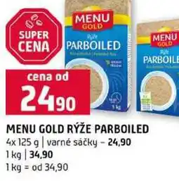 Terno MENU GOLD RÝŽE PARBOILED 4x 125 g varné sáčky nabídka
