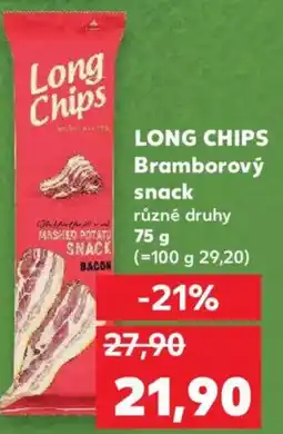 Kaufland LONG CHIPS Bramborový snack nabídka
