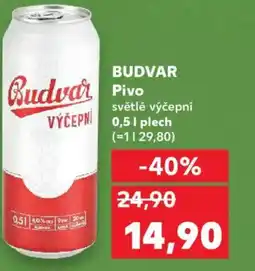 Kaufland BUDVAR Pivo nabídka