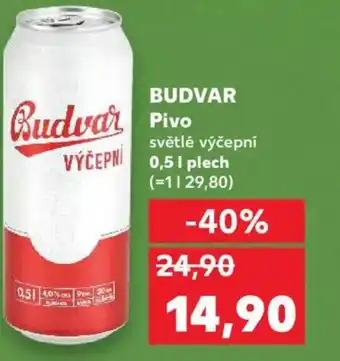 Kaufland BUDVAR Pivo nabídka