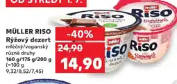 Kaufland MÜLLER RISO Rýžový dezert nabídka