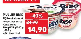 Kaufland MÜLLER RISO Rýžový dezert nabídka