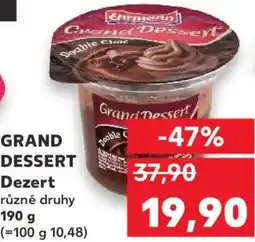 Kaufland GRAND DESSERT Dezert nabídka