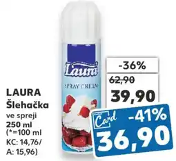 Kaufland LAURA Šlehačka nabídka