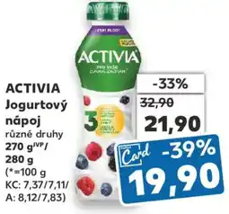 Kaufland ACTIVIA Jogurtový nápoj nabídka