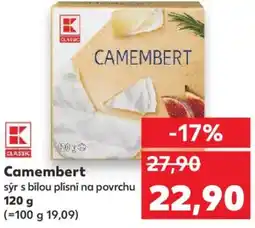 Kaufland Camembert nabídka
