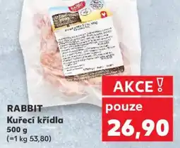 Kaufland RABBIT Kuřecí křídla nabídka