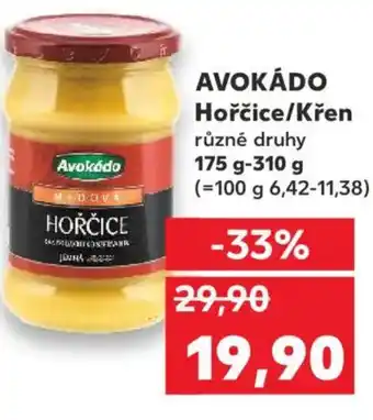 Kaufland AVOKÁDO Hořčice/Křen nabídka