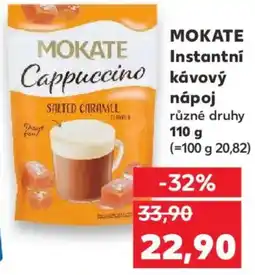 Kaufland MOKATE Instantní kavovy парој nabídka