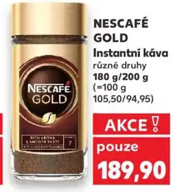 Kaufland NESCAFE GOLD Instantní káva nabídka
