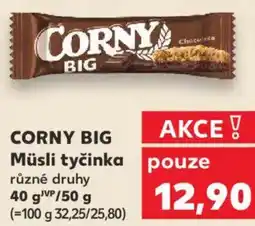 Kaufland CORNY BIG Müsli tyčinka nabídka