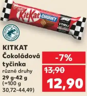 Kaufland KITKAT Čokoládová tyčinka nabídka