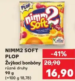 Kaufland NIMM2 SOFT PLOP Žvýkací bonbóny nabídka