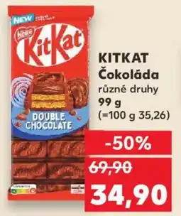 Kaufland KITKAT Čokoláda nabídka