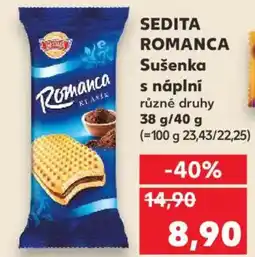 Kaufland SEDITA ROMANCA Sušenka s náplní nabídka