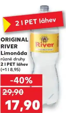 Kaufland ORIGINAL RIVER Limonáda nabídka