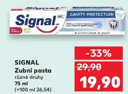 Kaufland SIGNAL Zubní pasta nabídka