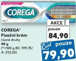 Kaufland COREGA Fixační krém nabídka