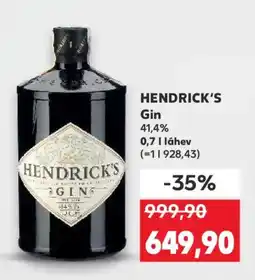 Kaufland HENDRICK'S Gin nabídka