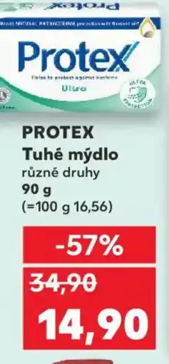 Kaufland PROTEX Tuhé mýdlo nabídka