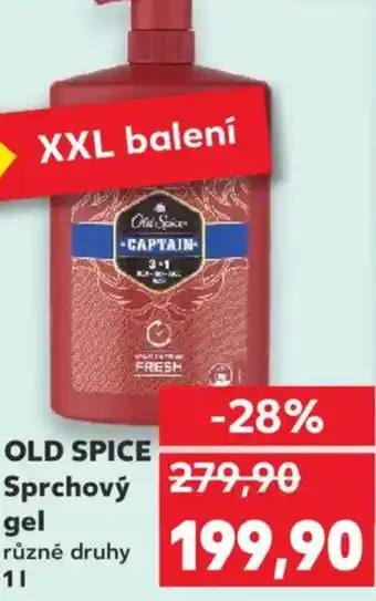 Kaufland OLD SPICE Sprchový gel nabídka