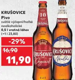 Kaufland KRUŠOVICE Pivo nabídka