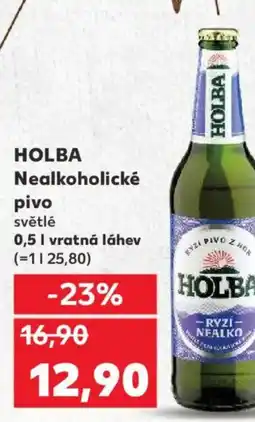 Kaufland HOLBA Nealkoholické pivo světlé nabídka