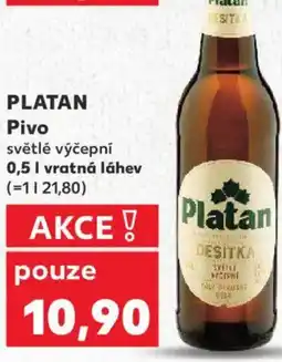 Kaufland PLATAN Pivo nabídka