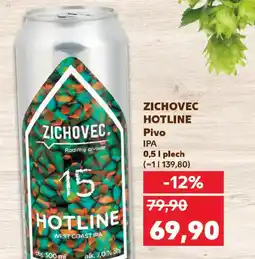 Kaufland ZICHOVEC HOTLINE Pivo nabídka