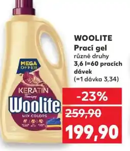 Kaufland WOOLITE Prací gel nabídka