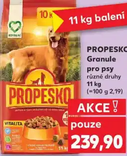 Kaufland PROPESKO Granule pro psy nabídka