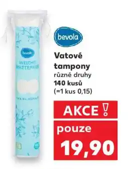 Kaufland Bevola Vatové tampony nabídka
