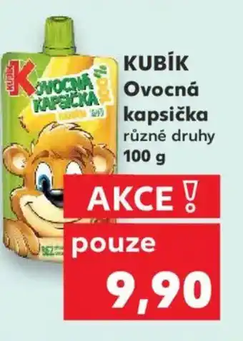 Kaufland KUBÍK Ovocná kapsička nabídka