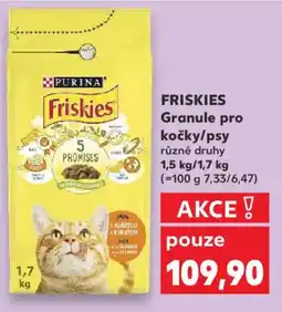 Kaufland FRISKIES Granule pro kočky/psy nabídka