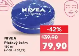 Kaufland NIVEA Pleťový krém nabídka