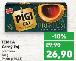 Kaufland JEMČA Černý čaj nabídka
