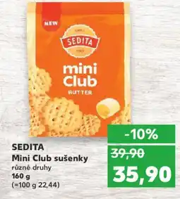 Kaufland SEDITA Mini Club sušenky nabídka