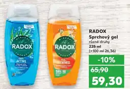 Kaufland RADOX Sprchový gel nabídka