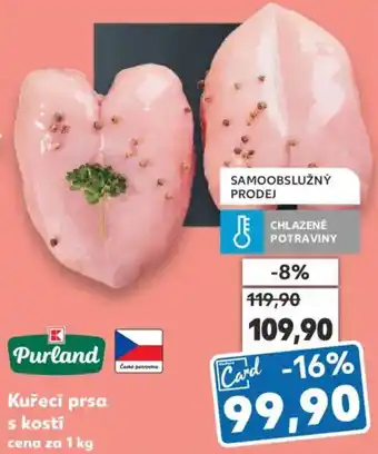 Kaufland Kuřecí prsa s kosti nabídka