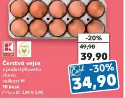 Kaufland Čerstvá vejce nabídka