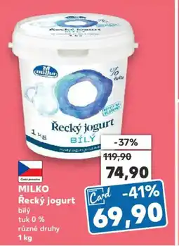 Kaufland MILKO Řecký jogurt nabídka