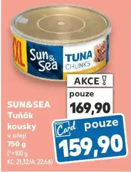 Kaufland SUN&SEA Tuňák kousky nabídka