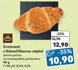 Kaufland Croissant s lískooříškovou náplní nabídka