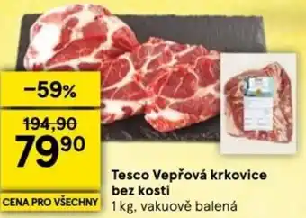 Tesco Tesco Vepřová krkovice bez kosti nabídka