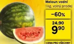 Tesco Meloun vodní nabídka
