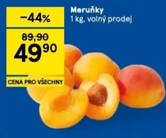 Tesco Meruňky nabídka